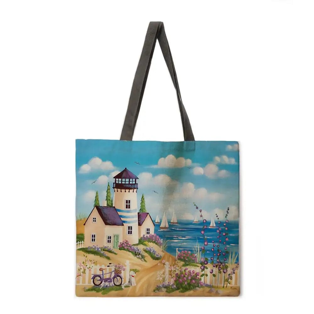 Oil painting construction tote