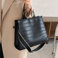 Thumbnail for Stone pattern women handbag