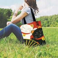 Thumbnail for Lucky Cat Printed Tote