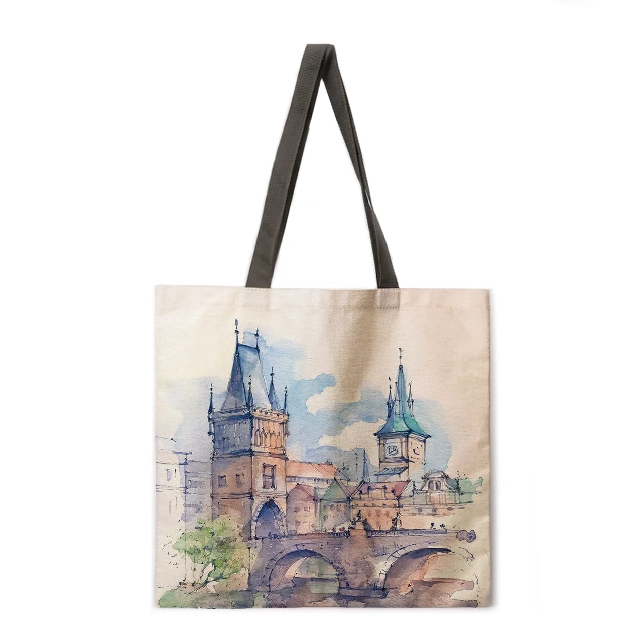 Oil painting construction tote