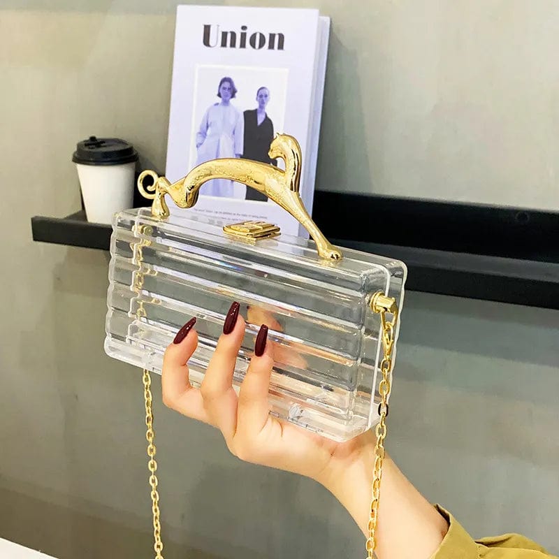 Effortless charm transparent purse