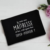 Thumbnail for French print clutch bag