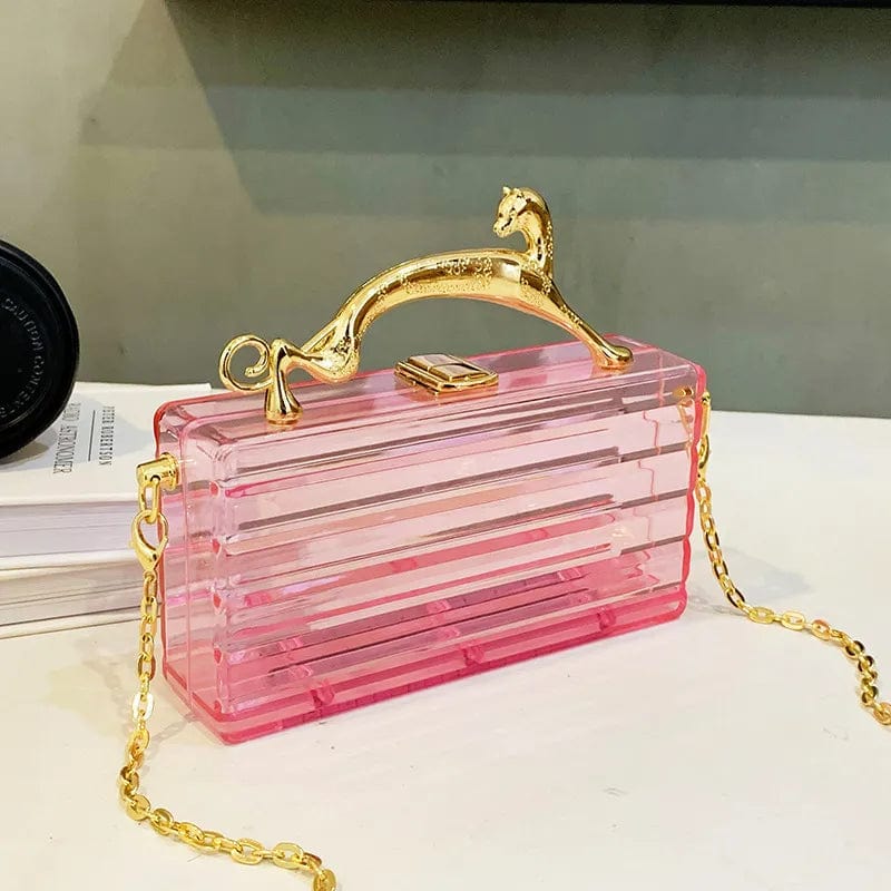 Effortless charm transparent purse